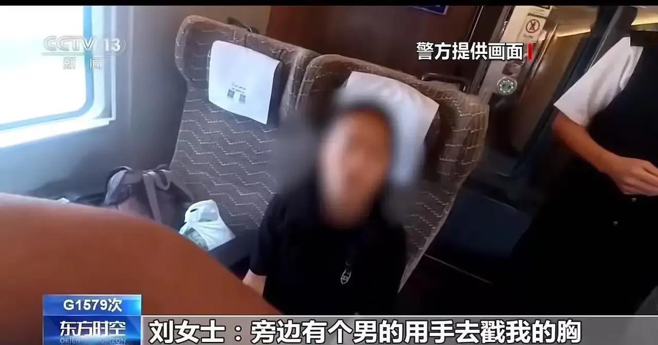为了摸一下胸，赔上5天拘留和一辈子案底，这笔账你算得过来吗？高铁上，一个中年男子