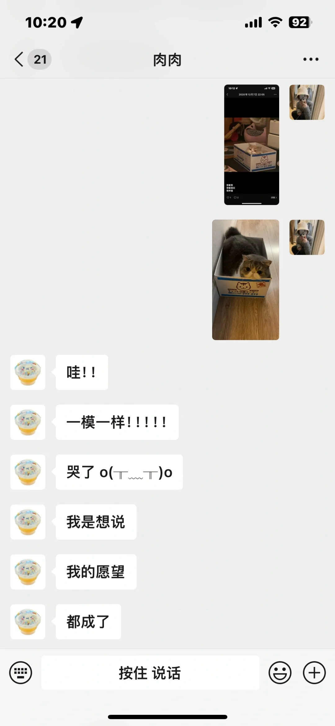 愿望都实现了，谢谢七宝弟弟包包多多( ❤️