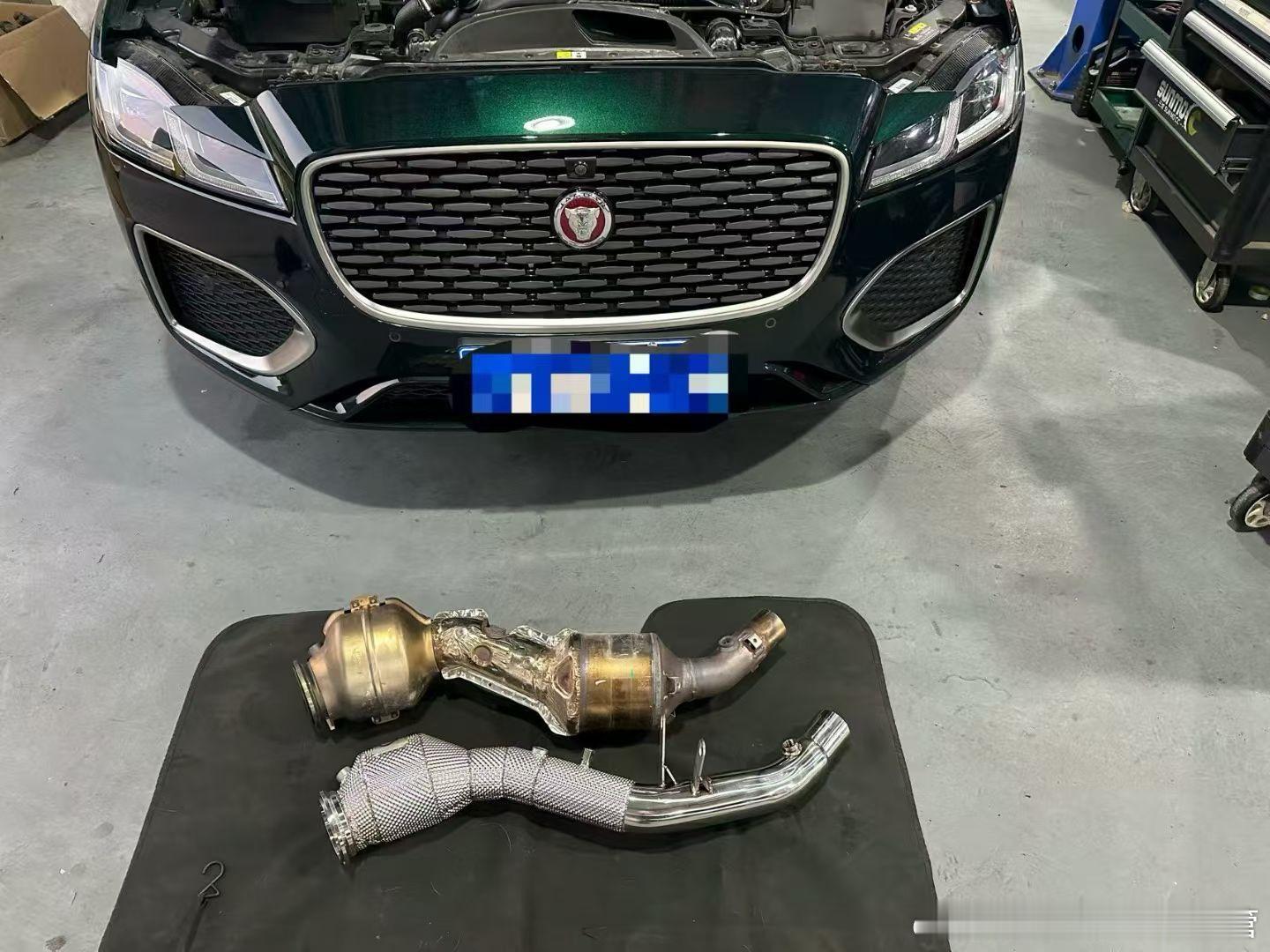 23款 捷豹XFL 2.0T 升级CSK 隔热三元头段200目 