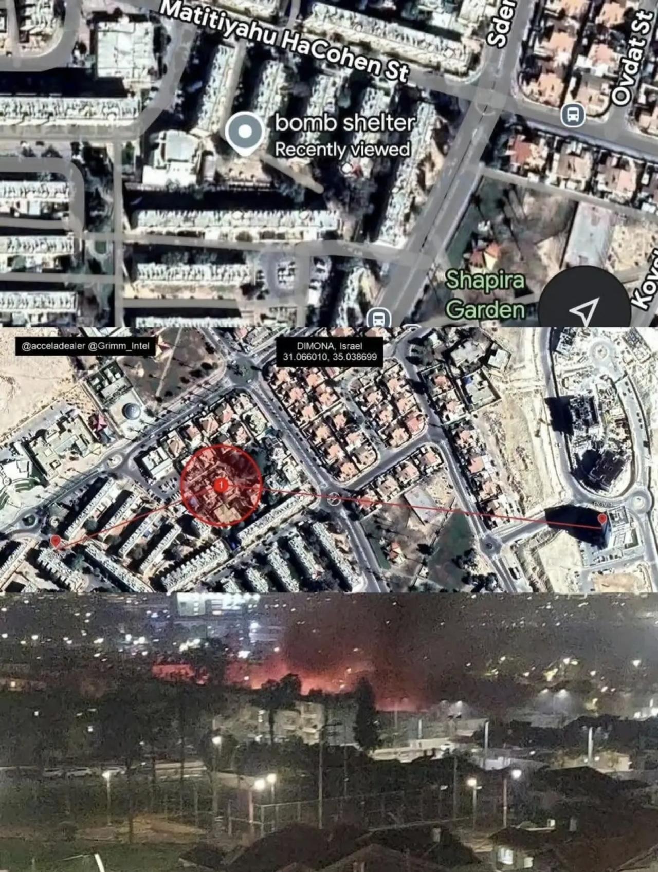 伊朗昨晚对以色列南部城市迪莫纳进行的导弹攻击实际上是一次警告攻击，如果以色列后续