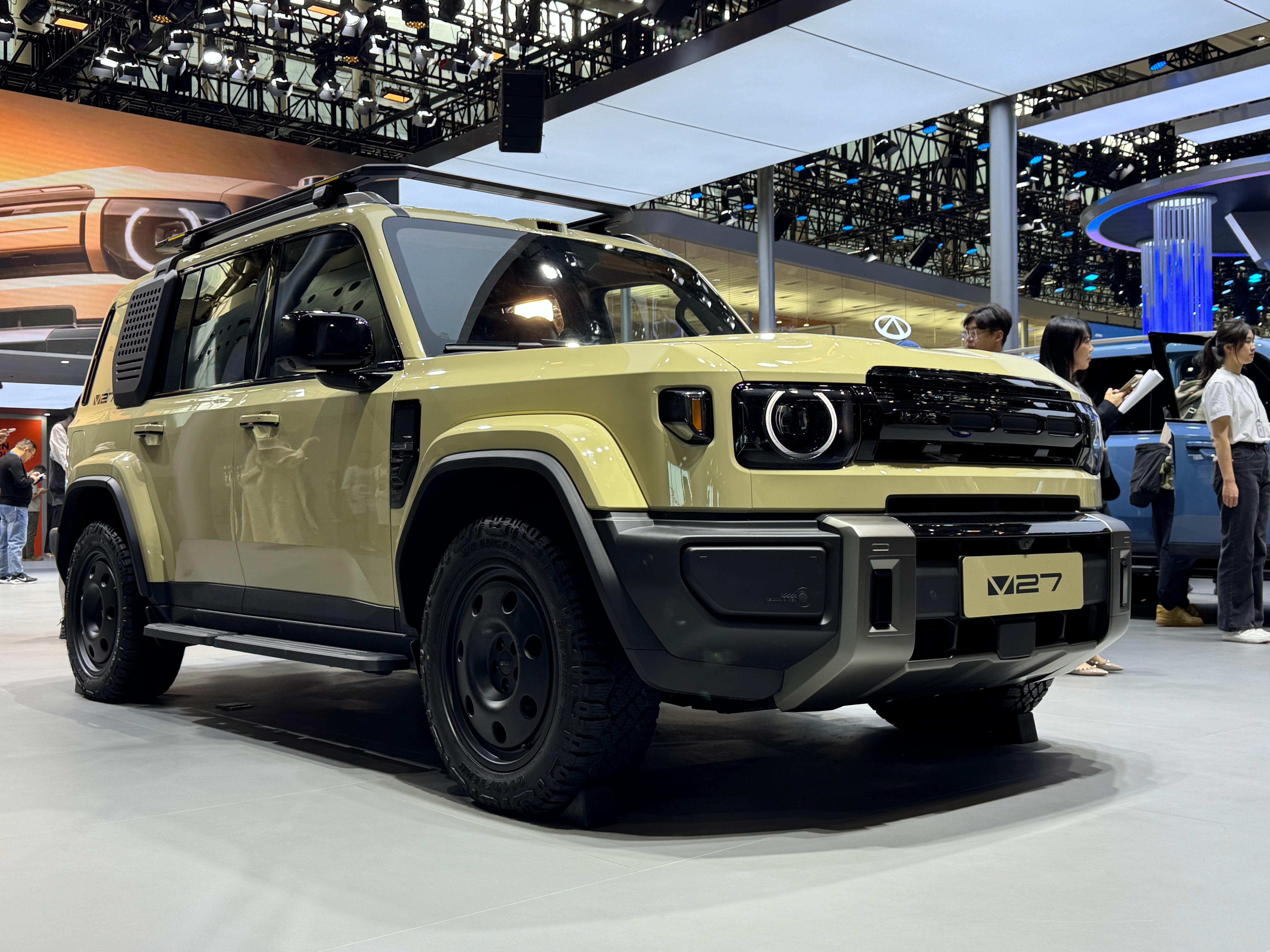 iCAR V27，iCAR家族最热乎、最新鲜的大玩具，在2025广州车展上迎来了