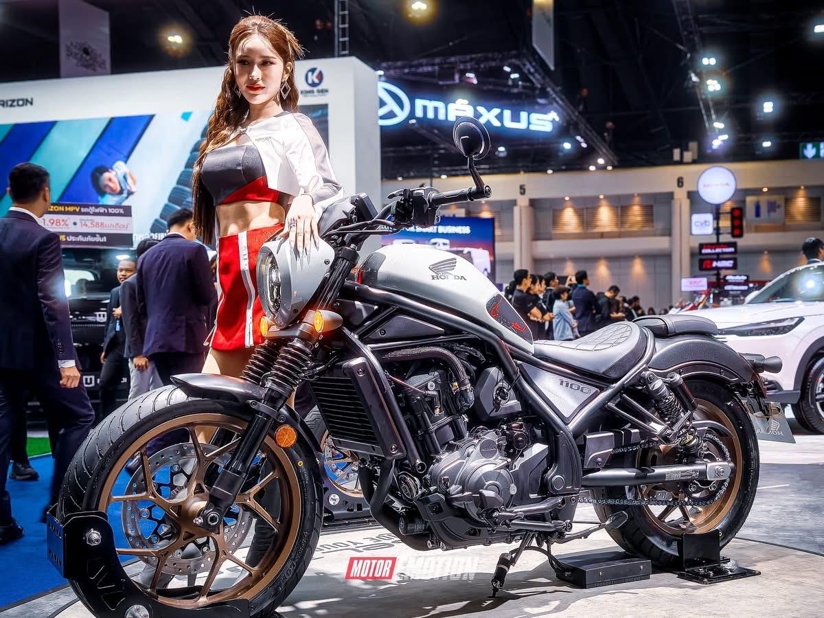 新款本田Rebel1100,2026年,更新了新的颜色珍珠深泥灰,增添了更多的独