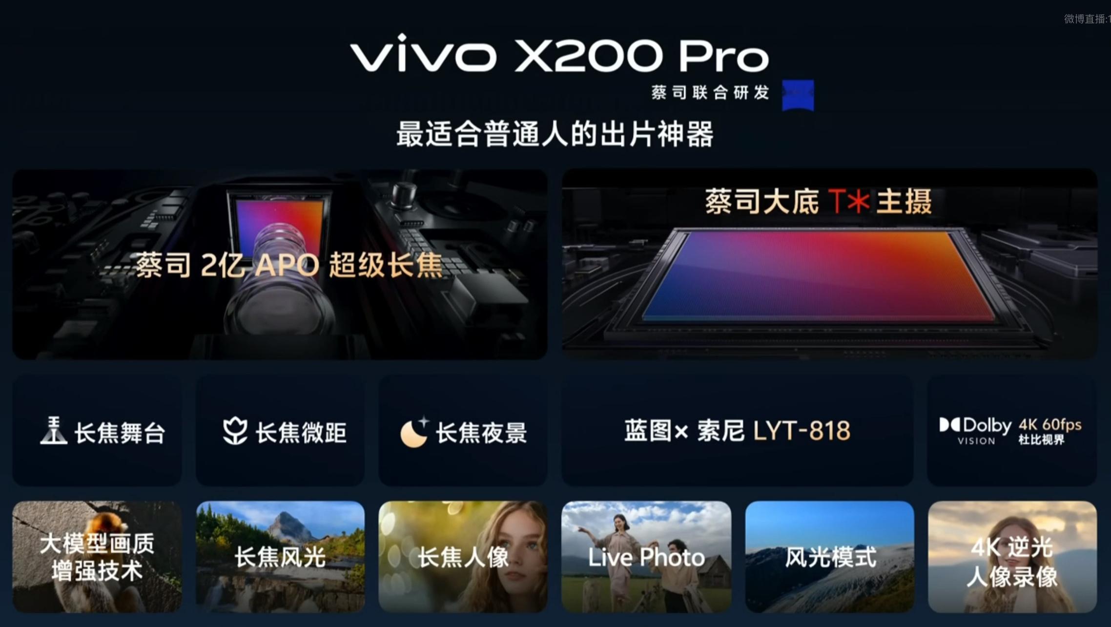 #vivoX200超级长焦7大行业领先# vivo X200往长焦发力是正确的，