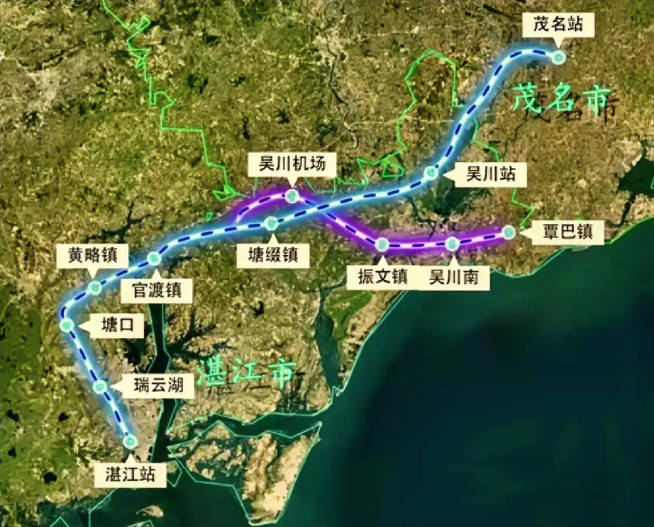 粤西终圆高铁大城梦！湛江这条“大号地铁”，彻底打通沿海血脉？在广东的交通发展版图