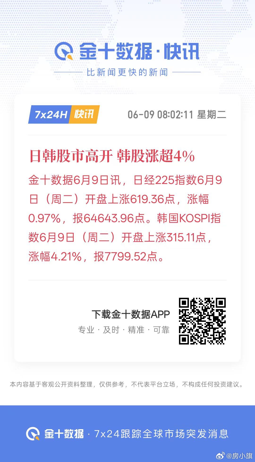 日韩股市集体高开 日韩股市高开 韩股涨超4% 