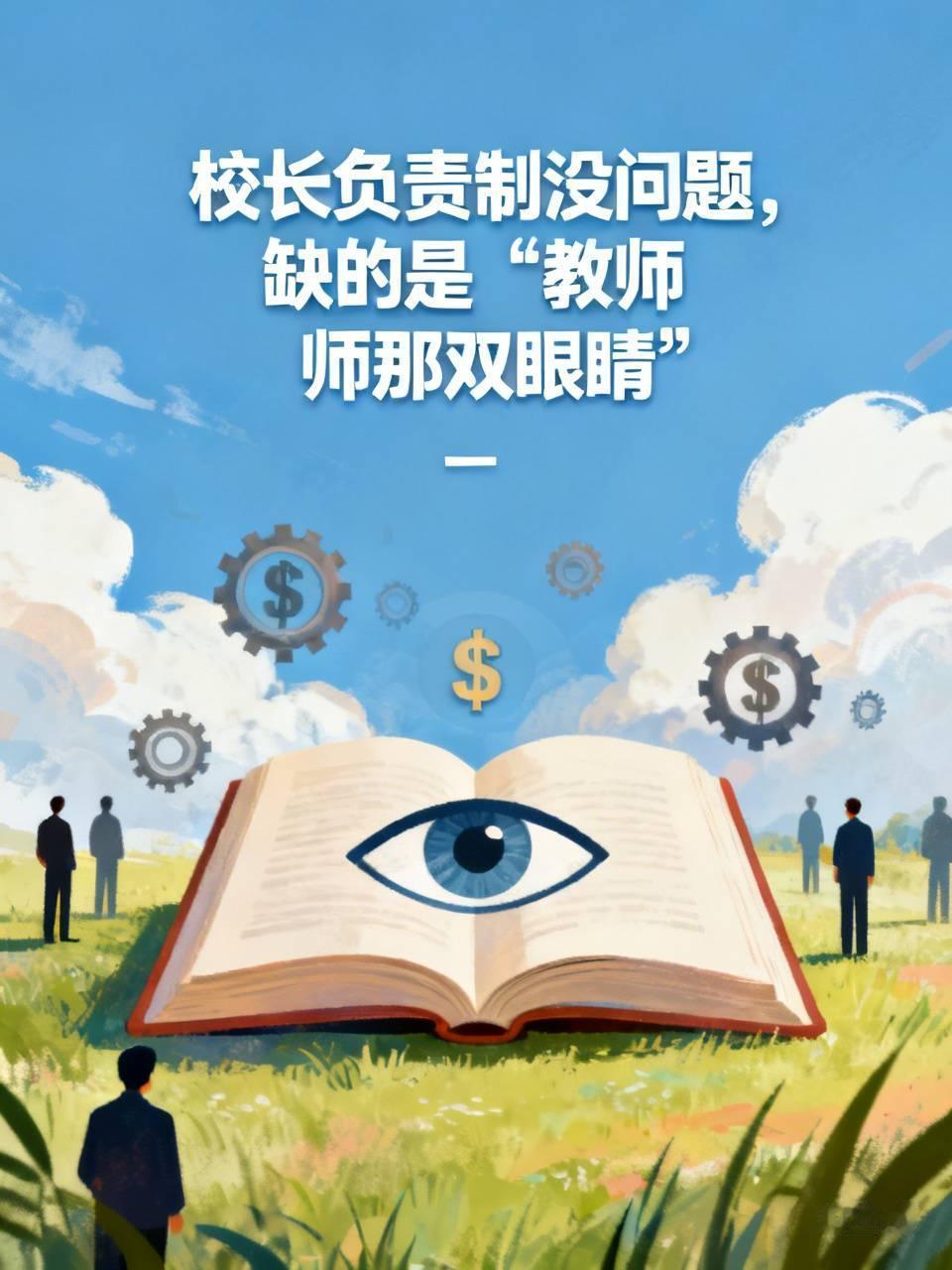 校长负责制没问题，缺的是“教师那双眼睛”

校长负责制本身是个好制度，决策快、责