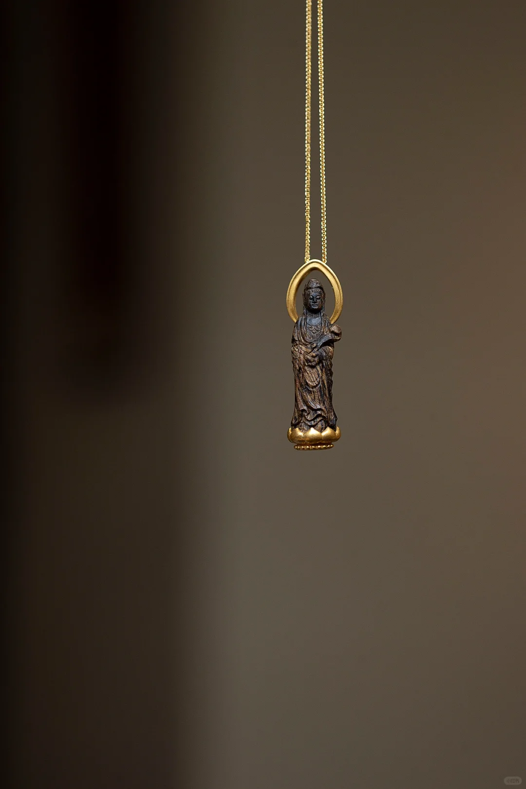 精品沉香观音随身佛，必须入这款沉香护身符