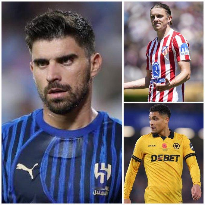 Ben Jacobs利雅得新月向鲁本内维斯提供了一份两年合同关于加拉格尔，曼联倾