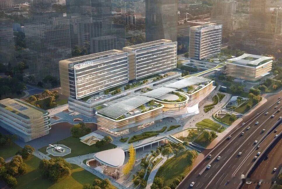 崂山区人民医院，坐落于深圳路以东、规划长沙路以北，由崂山区政府投资24.7亿元建