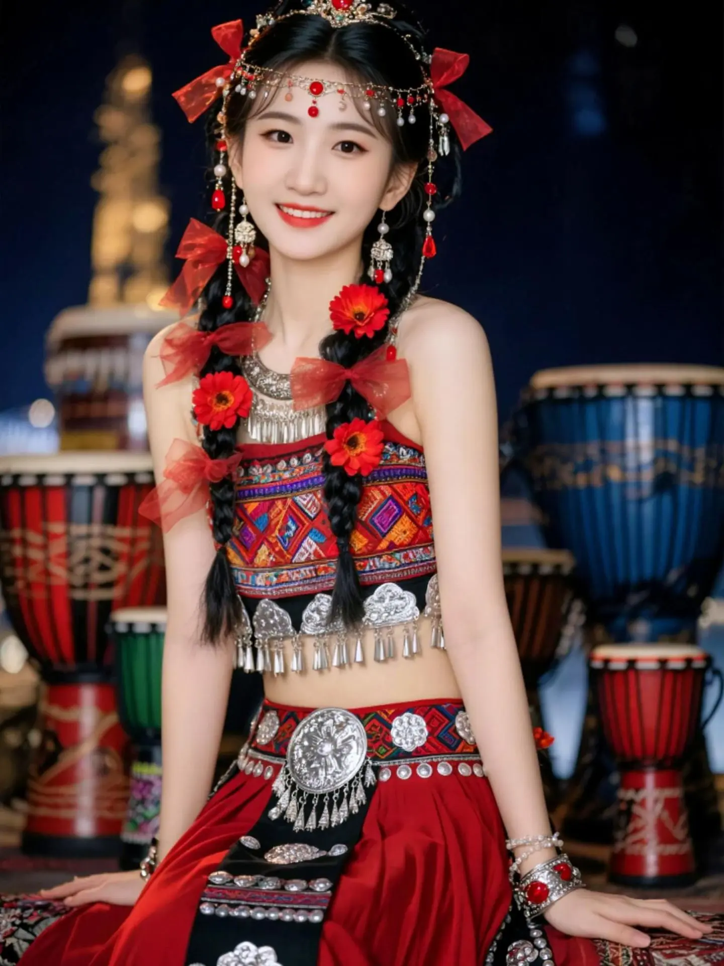 AI民族风情写真 随变ai随便玩