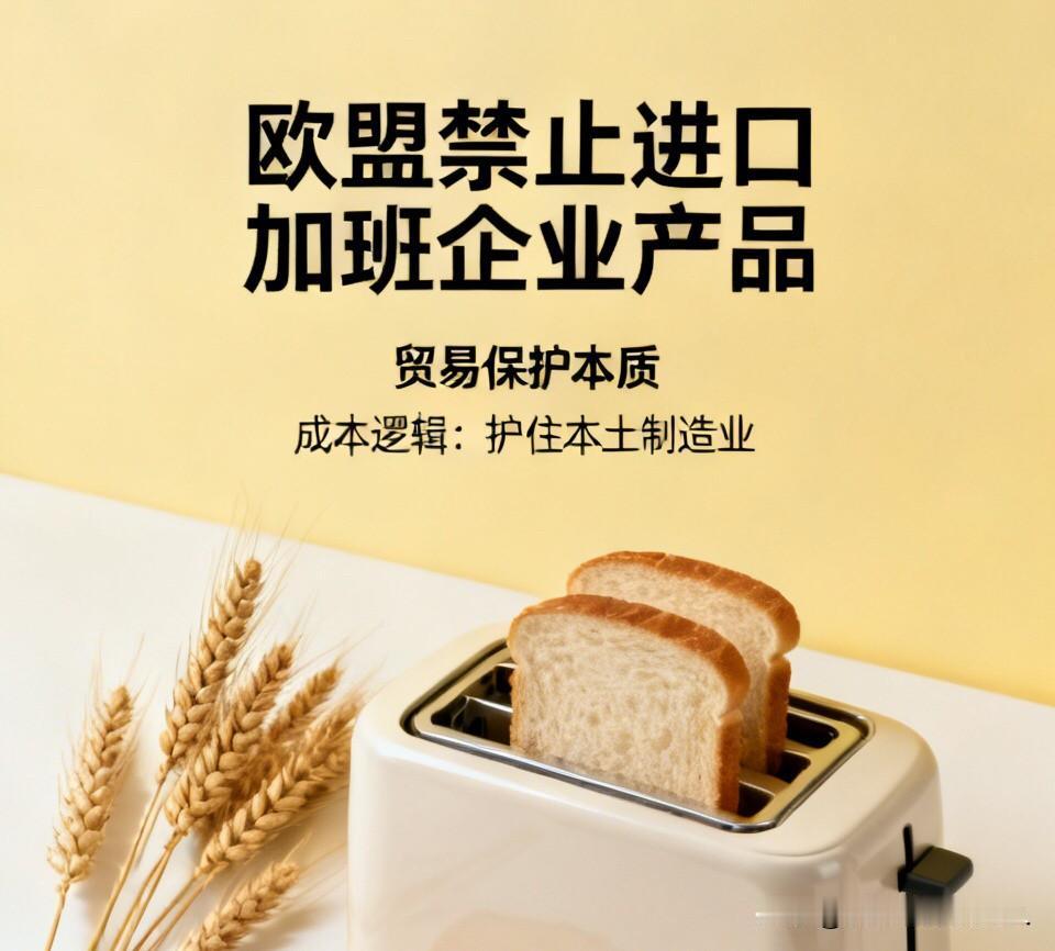 一个案例讲明，用资本论讲清，欧盟禁止进口加班企业产品，看似保障劳工，本质是贸易保