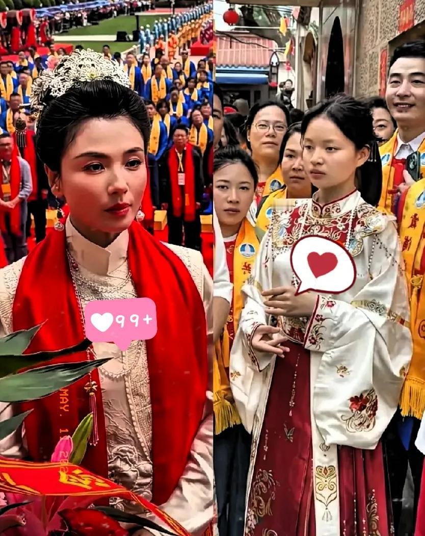 刘涛如今心里憋屈得够呛，

倒不是婚姻出了状况，而是网友总拿她跟小妈祖作对比，网