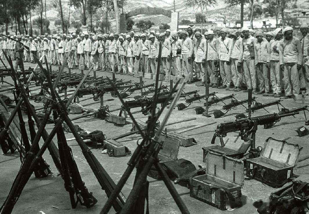 1944年延安八路军缴获日军武器展览军事历史全触达 ​​​
