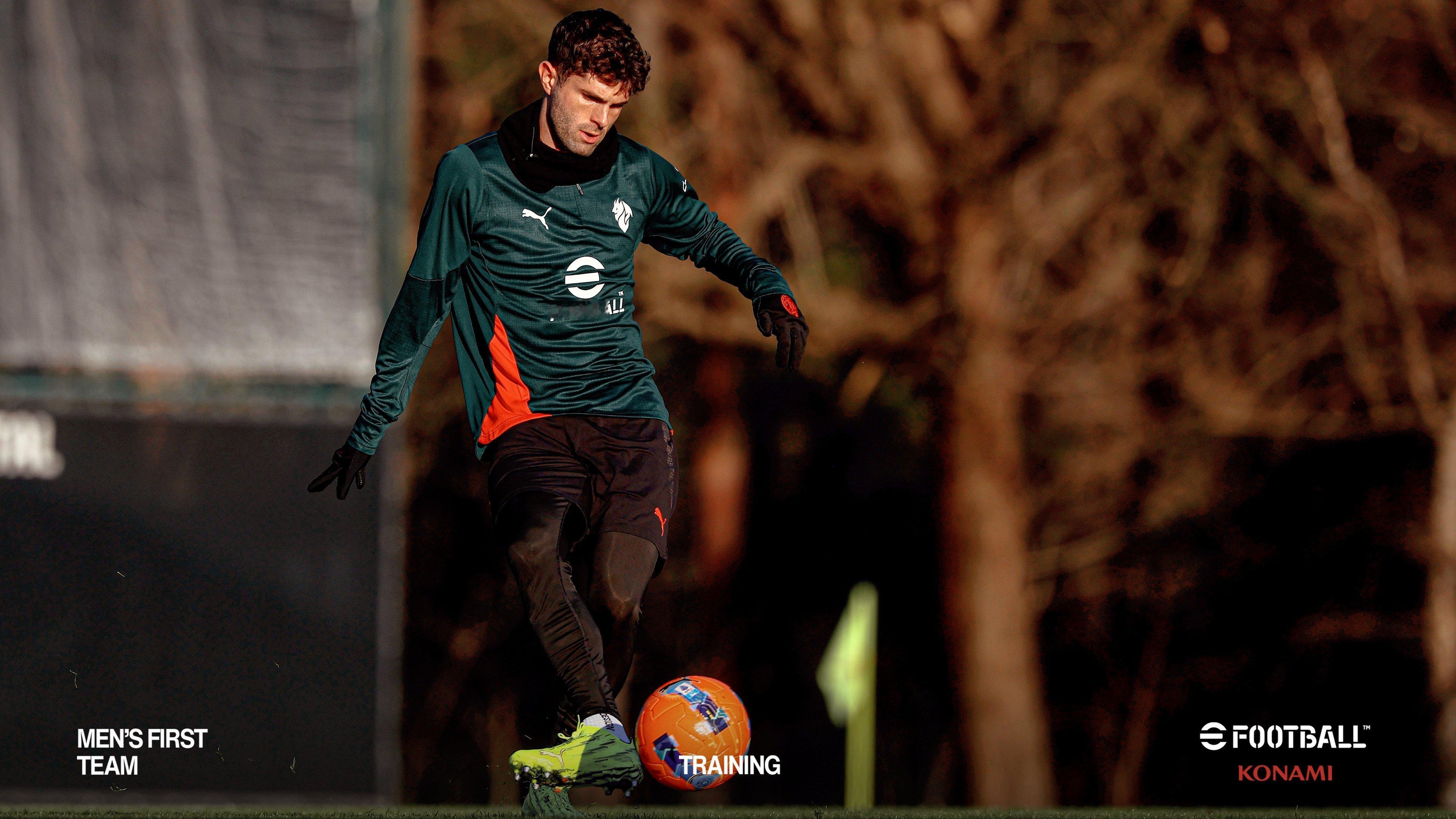 【训练组图】 🔴⚫️ 拉斐尔·莱奥🇵🇹、普利西奇🇺🇸今天正常参加了球队