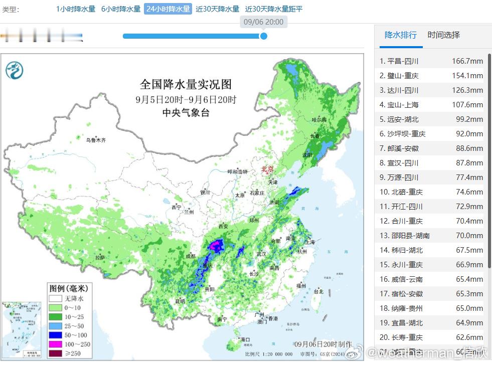 【强降雨和强对流】昨晚到今天，从西南到东北形成大范围的低涡切变线和冷锋的降水，此