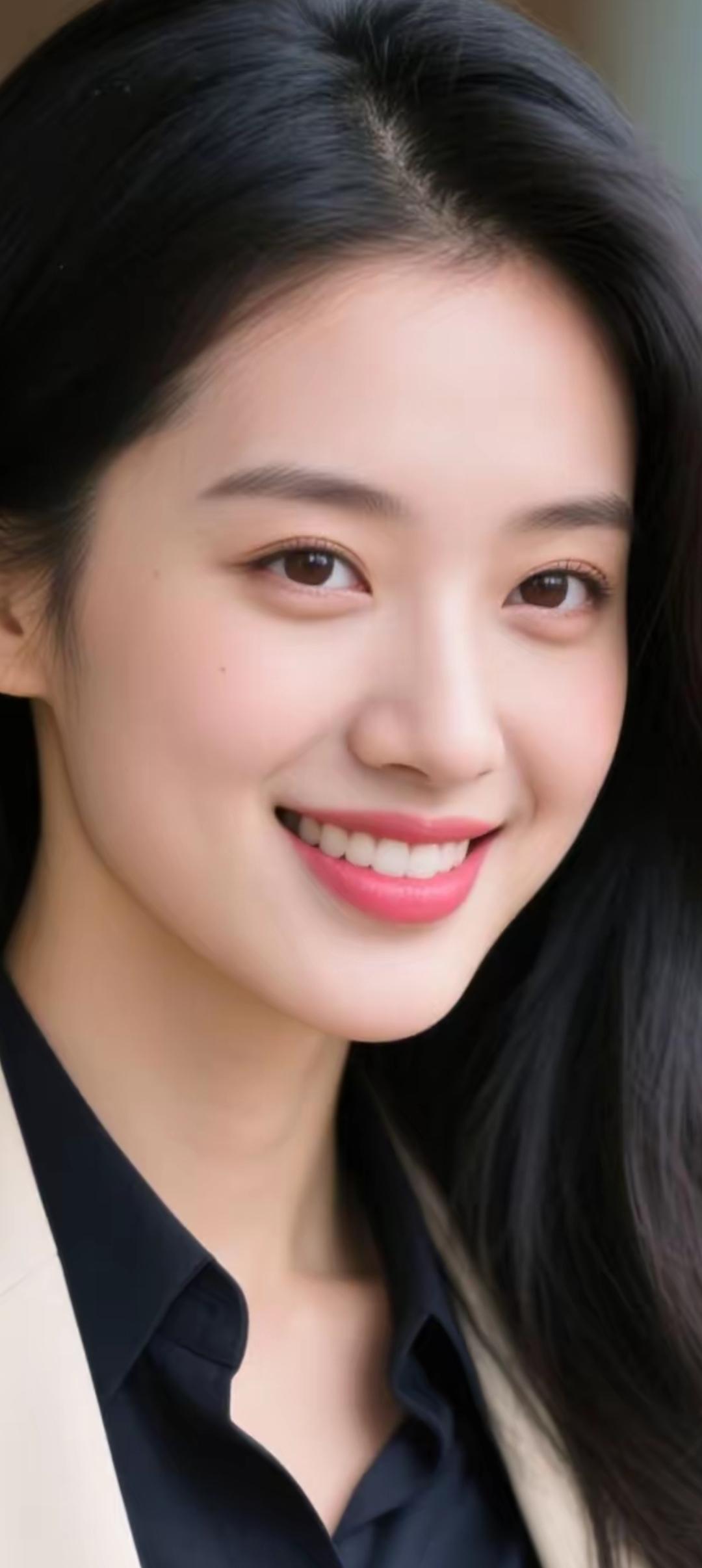 这位小姐姐笑得真甜啊！