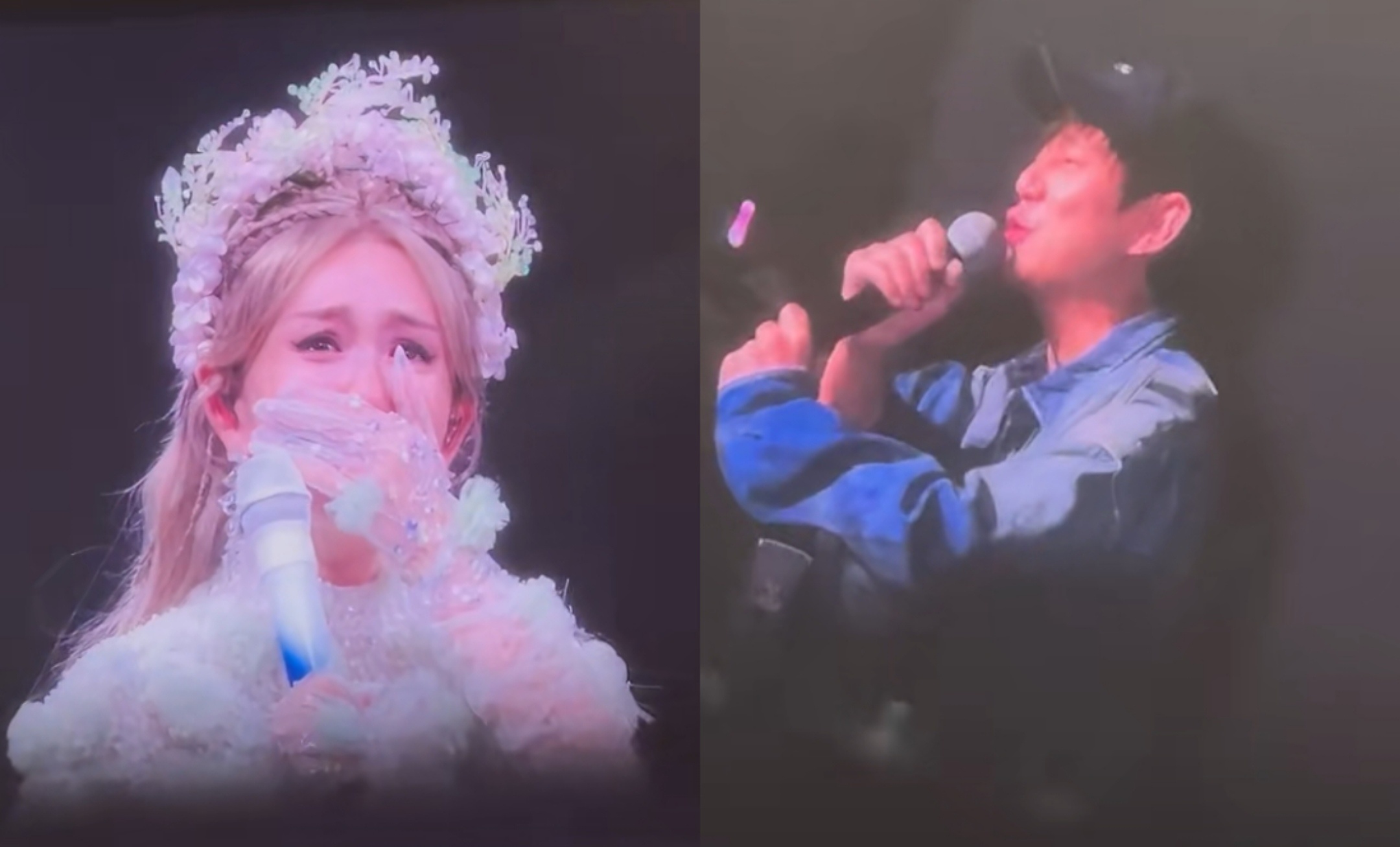 5月5日，谢娜在成都举行首场个人演唱会，何炅特意调开国外工作，压轴空降演唱会，并