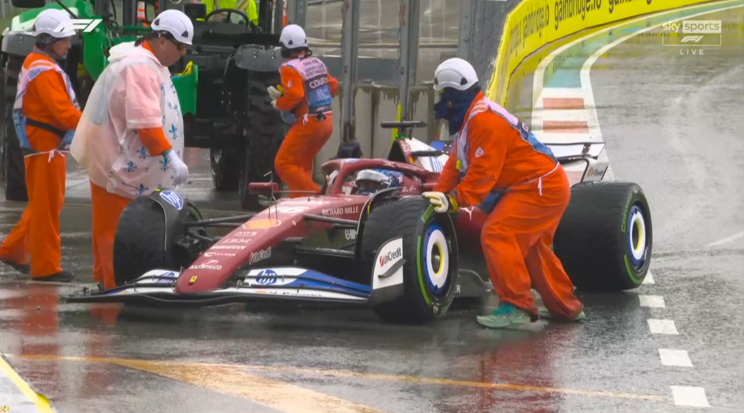 勒克莱尔已经停车，他的冲刺赛已经结束了F12025F1迈阿密大奖赛 ​​​