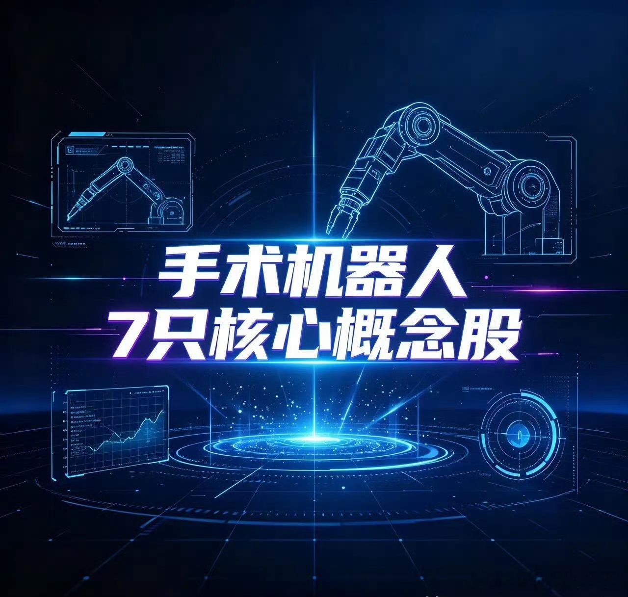 手术机器人7只核心概念股1. 天智航（688277）被称为“手术机器人第一股”，