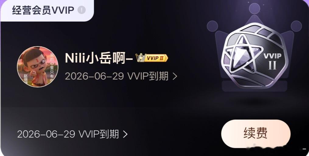 大眼你玩不起就别玩了，之前明明送的VVIP跟SVIP到28年底的，结果我昨晚才发