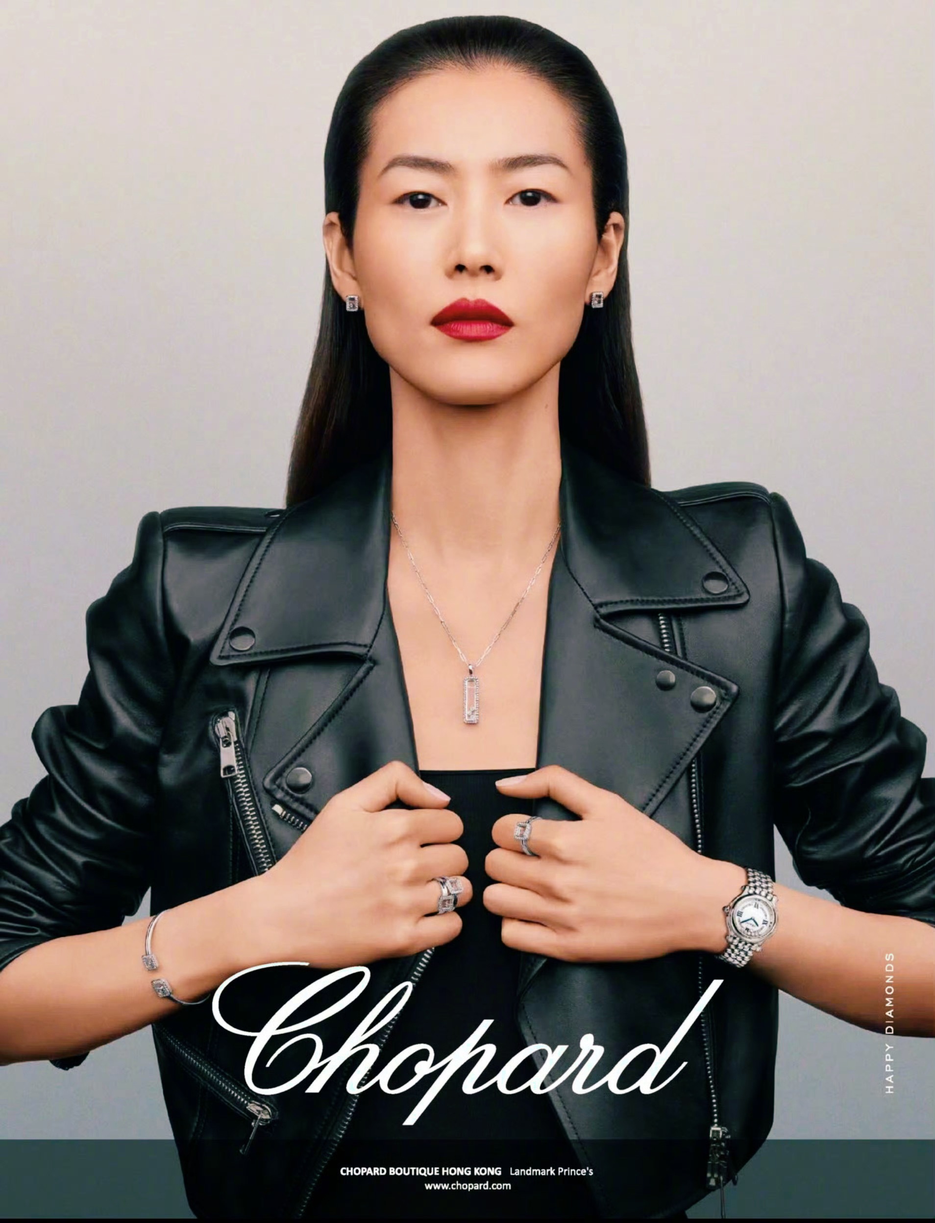 刘雯  两支萧邦珠宝广告大片Chopard Happy Diamonds 202