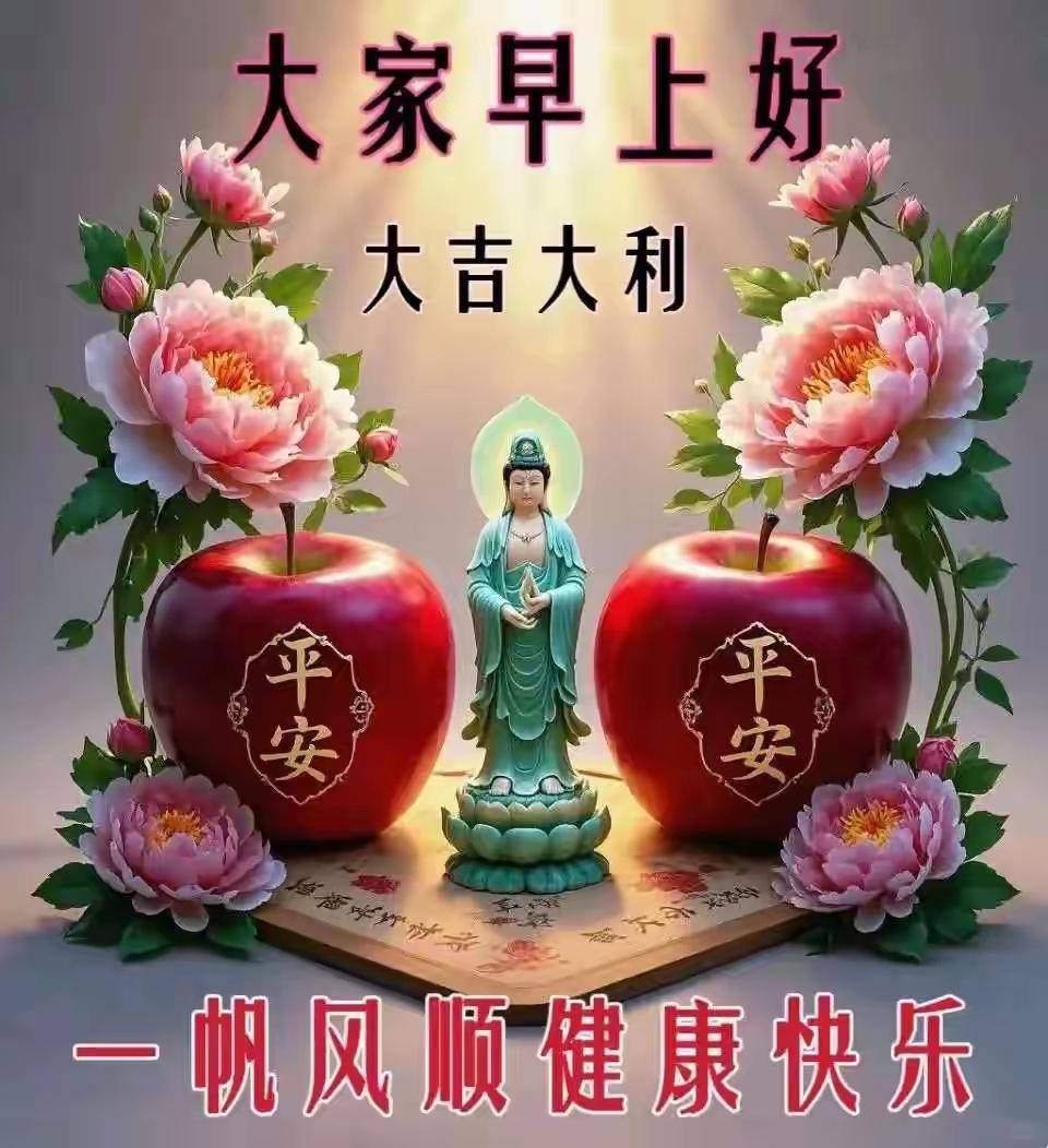 清晨的阳光捎来温柔问候，愿你带着轻松心情出发，路上有顺遂相伴，事事皆有小惊喜～ 