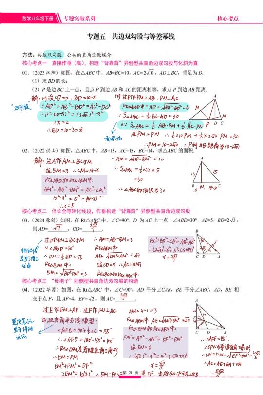 八下数学丨双勾股🦅