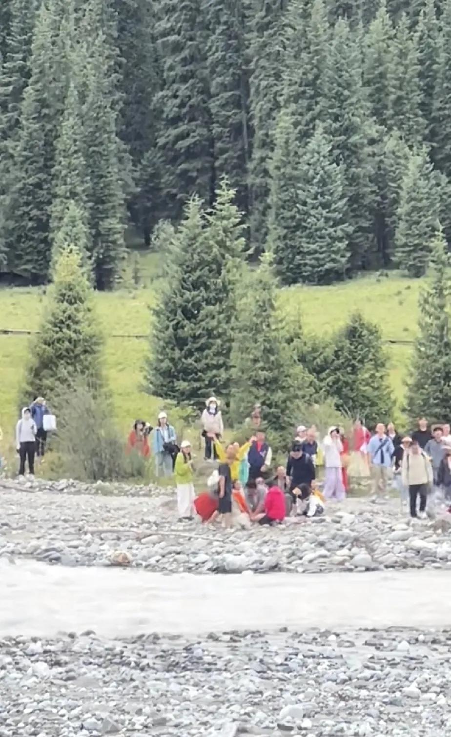 新疆伊犁夏塔景区，网红将军桥垮塌事件，可以说救援速度是值得肯定的！

 这一幕真