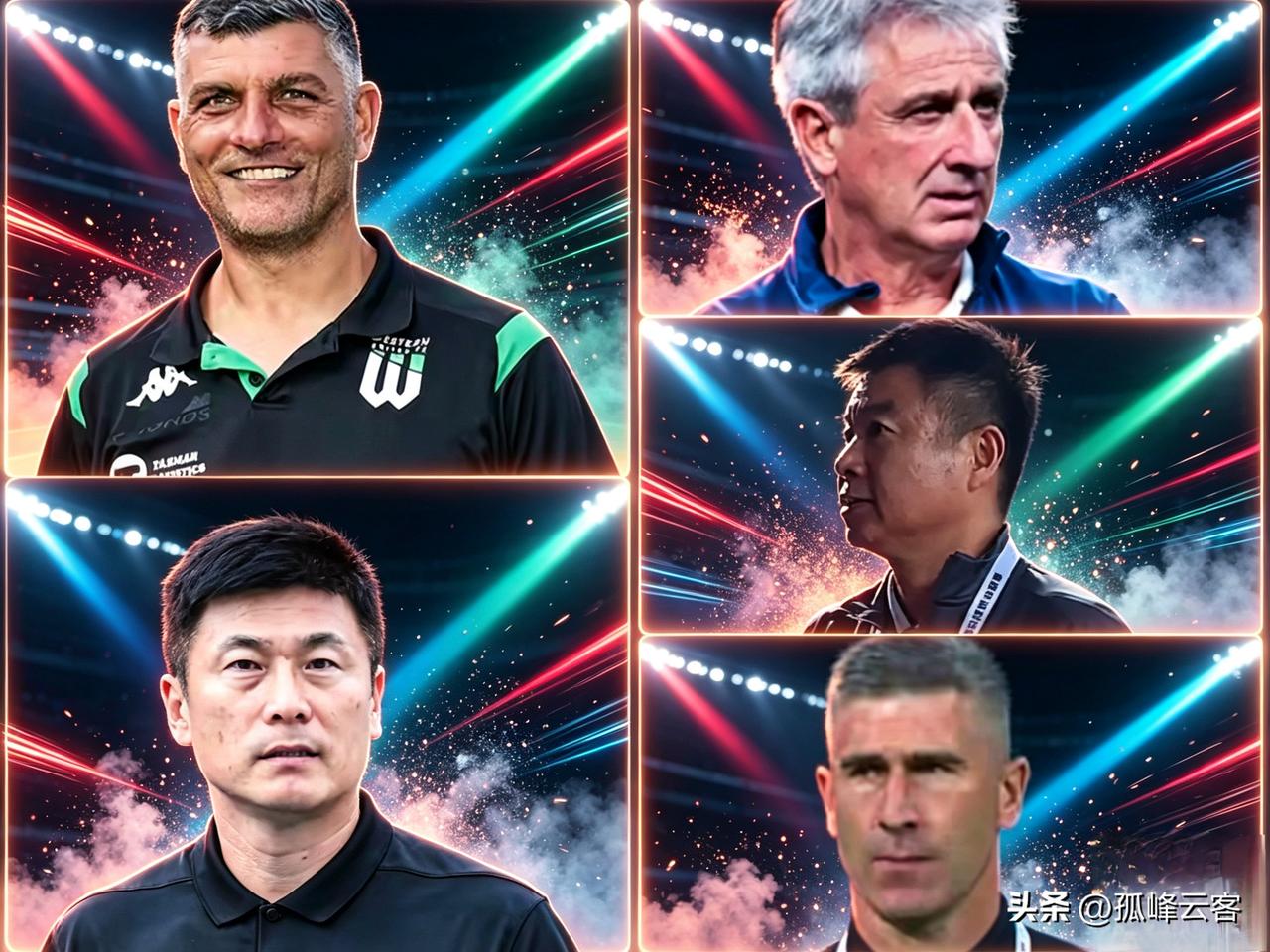 本赛季中超即将结束，那么谁将成为年度最佳教练呢？
1、约翰.阿洛伊西：最近蓉城战
