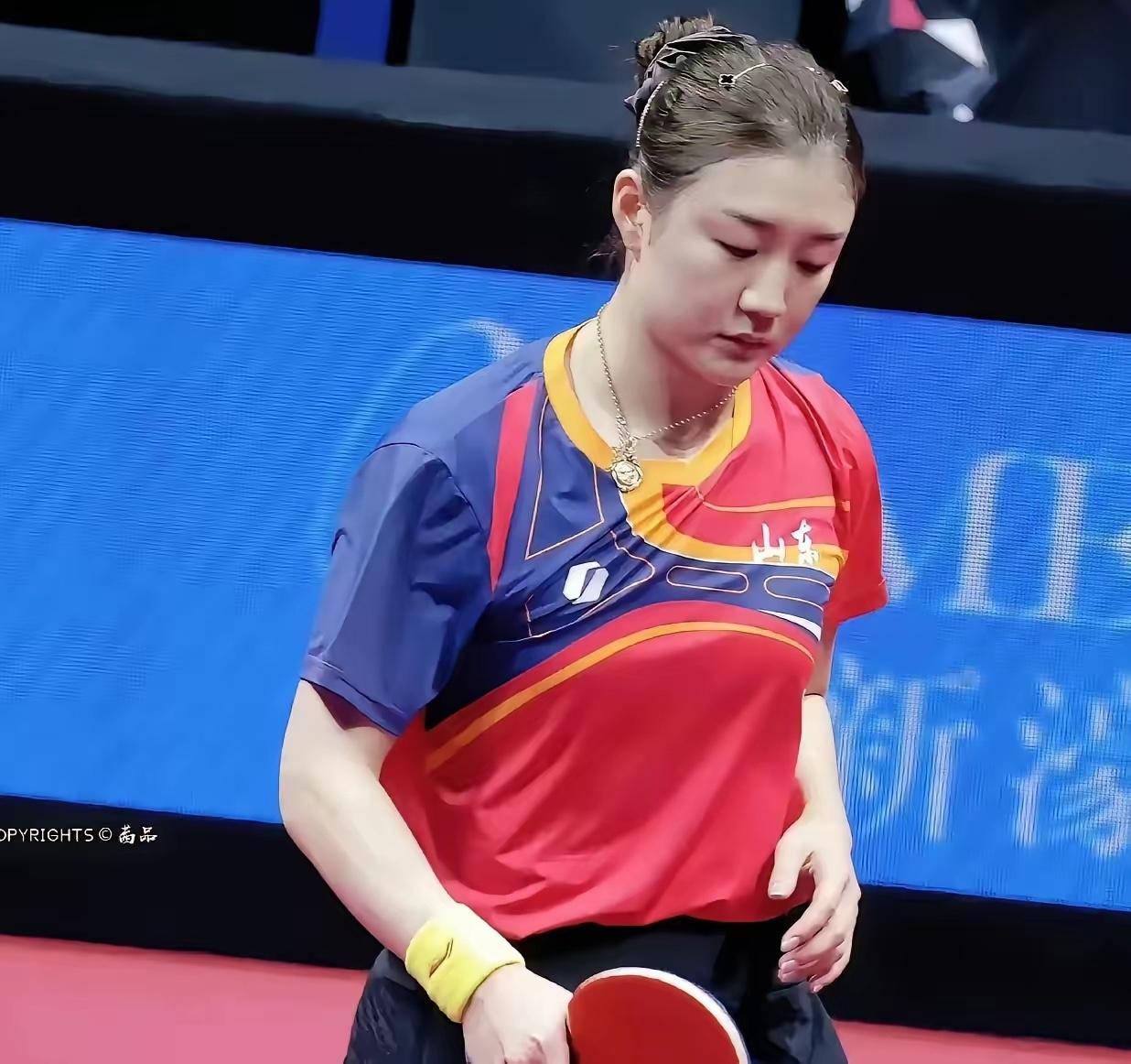 陈梦4-2蒯曼全运会女单1/4决赛，陈梦在先失两局的情况下，连扳四局晋级四强，为