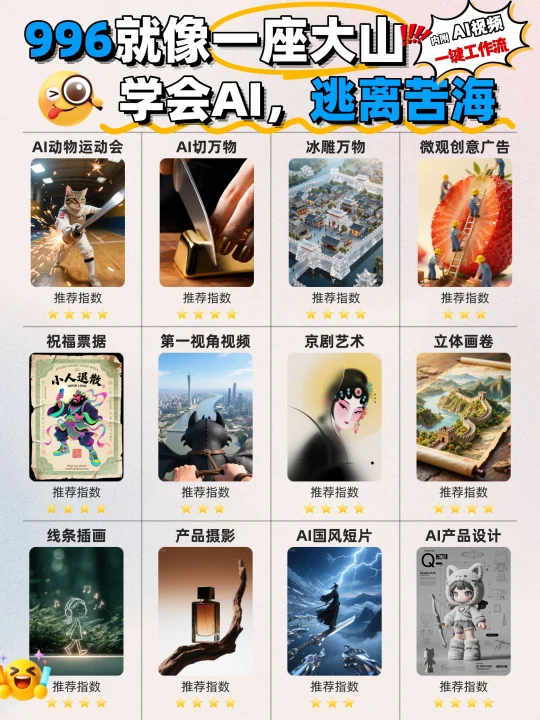 3天吃透AI玩法，轻松做出爆款内容