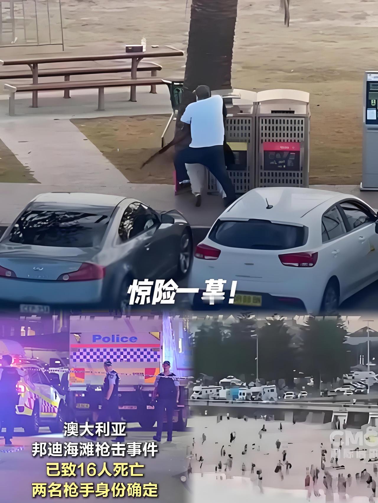 惊魂邦迪海滩！16死42伤枪击案 合法枪证竟成杀戮通行证
 
悉尼邦迪海滩突发惊