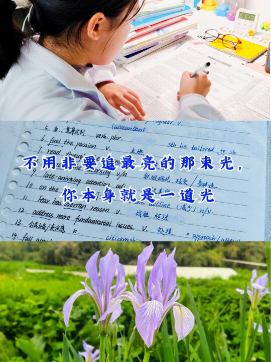 不用非要追最亮的那束光，你本身就是一道光