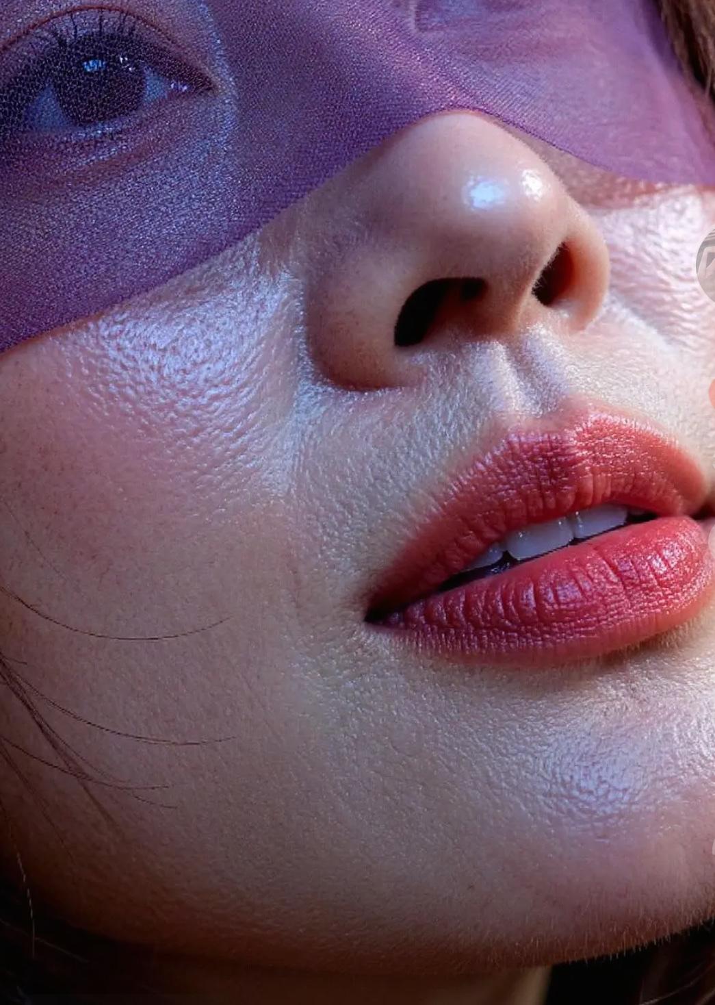 暮颜赋
五十又五风华敛，鬓边未改是清欢。
眸光犹带星河色，鼻息轻萦岁月安。
朱唇