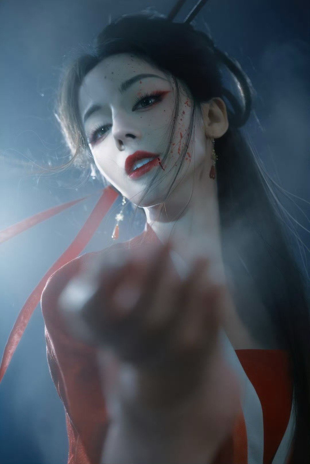 迪丽热巴白日提灯倒计时三天海报迪丽热巴贺思慕红衣海报迪丽热巴《白日提灯》倒计时三