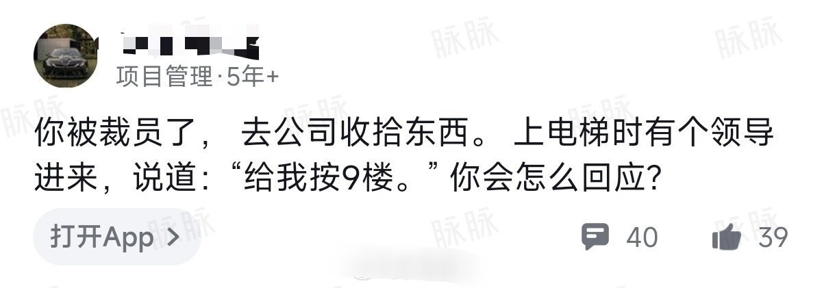 你会怎么说？