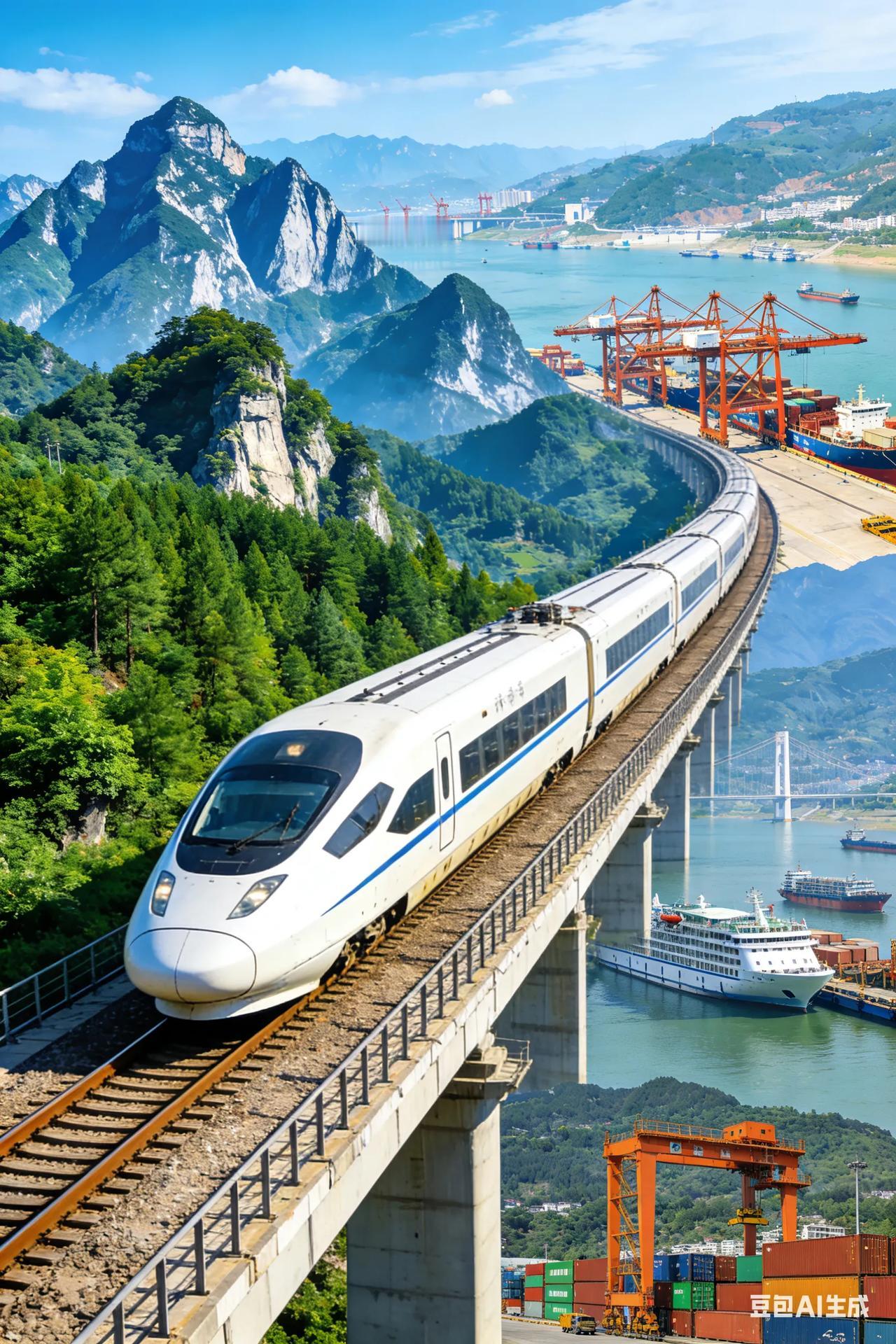 新渝万高铁全线隧道贯通！看似不沾湖北，实则藏着这些大利好🔥
 
重磅消息！新渝