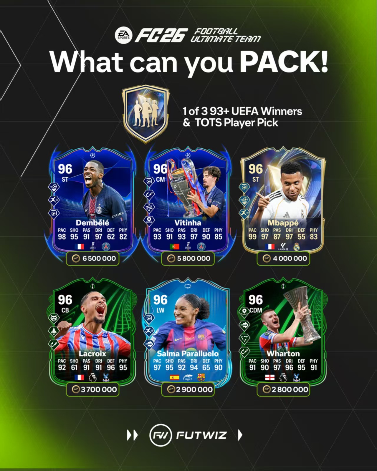 《FC26》新的摸奖SBC能欧？保底一张96？easportsfcfc26