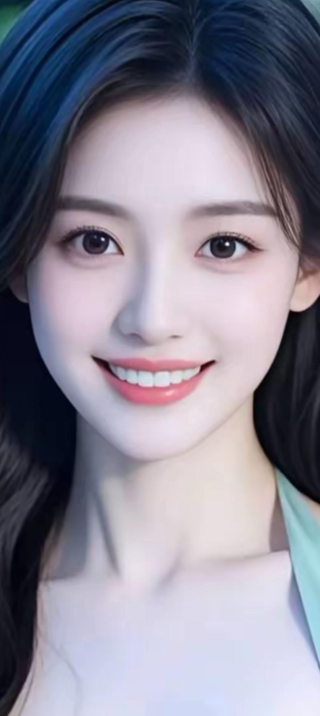 甜美笑容，元气满满，少女心爆棚！😊✨