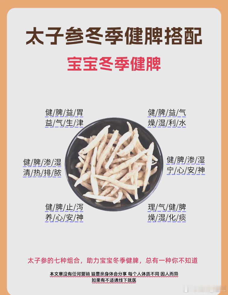 中医：孩子常喝太子参水，强健脾胃，长个又长肉！最近有收到一些家长的问题：孩子明明