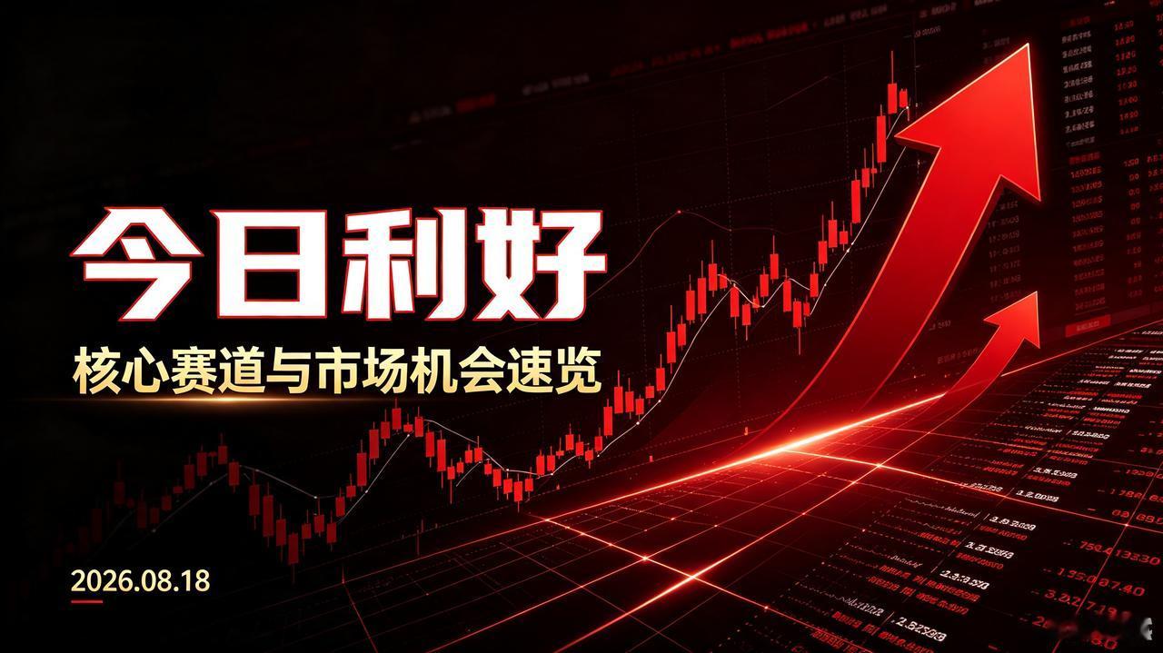 2026年08月18日（周二）今日利好汇总
 
风险提示：资讯仅作信息参考，不构