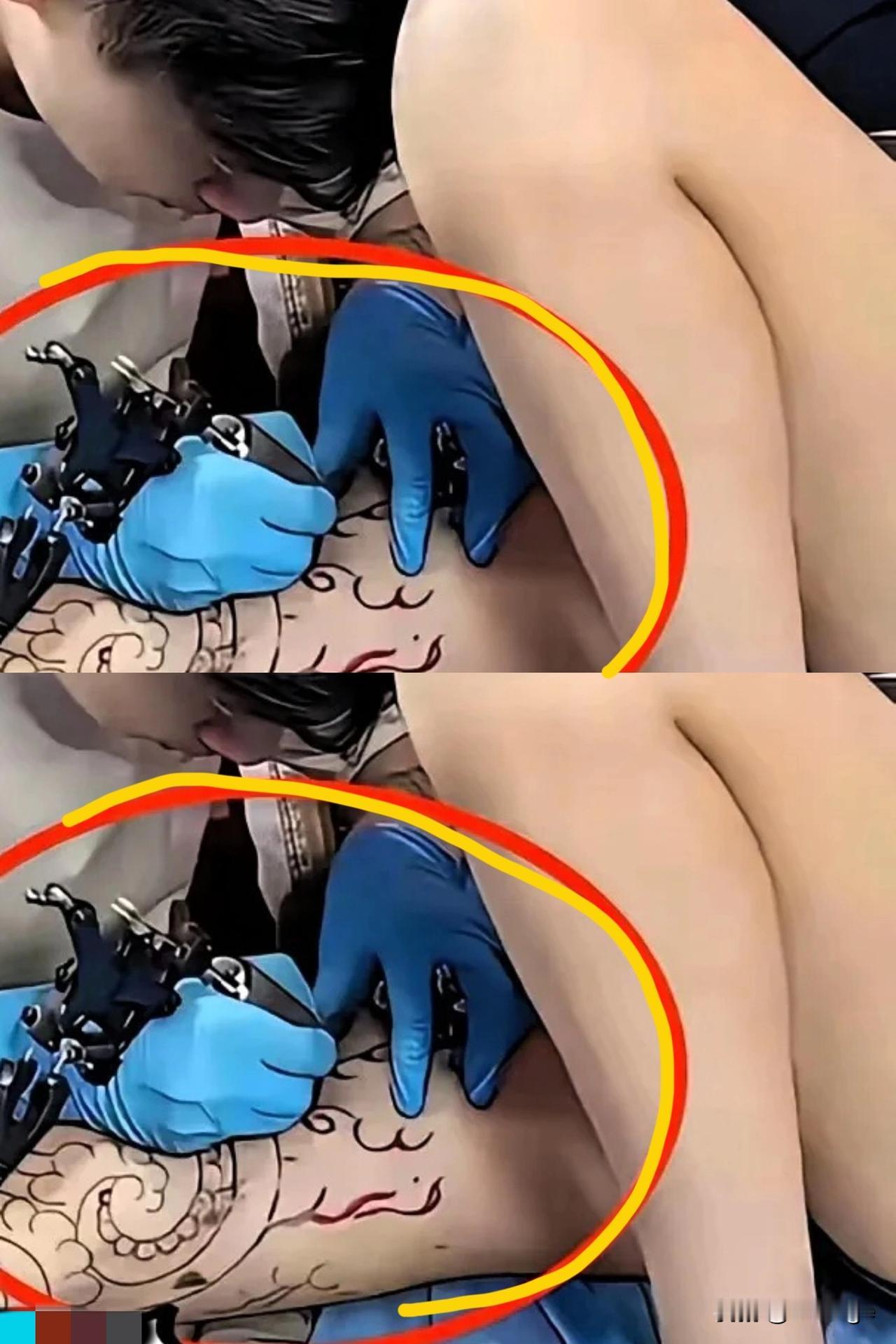 隐.私部位纹大面积纹身
你以后真的不会后悔吗
这可不是“酷一时”的事，是要
担一