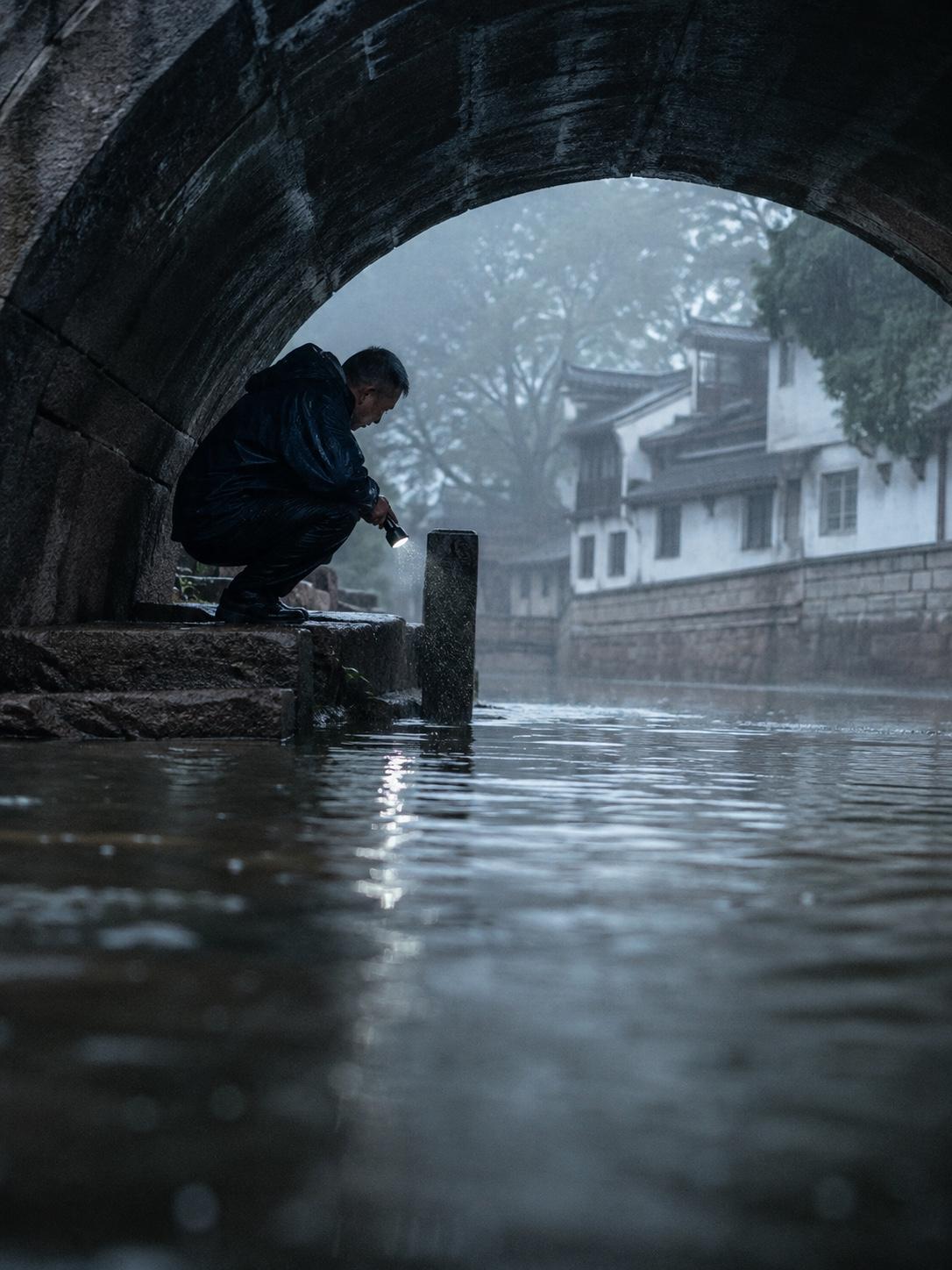 苏州洪水红色预警…
水还没漫上来，咋有人已经连夜挪车？

苏州淀泖地区升级洪水红