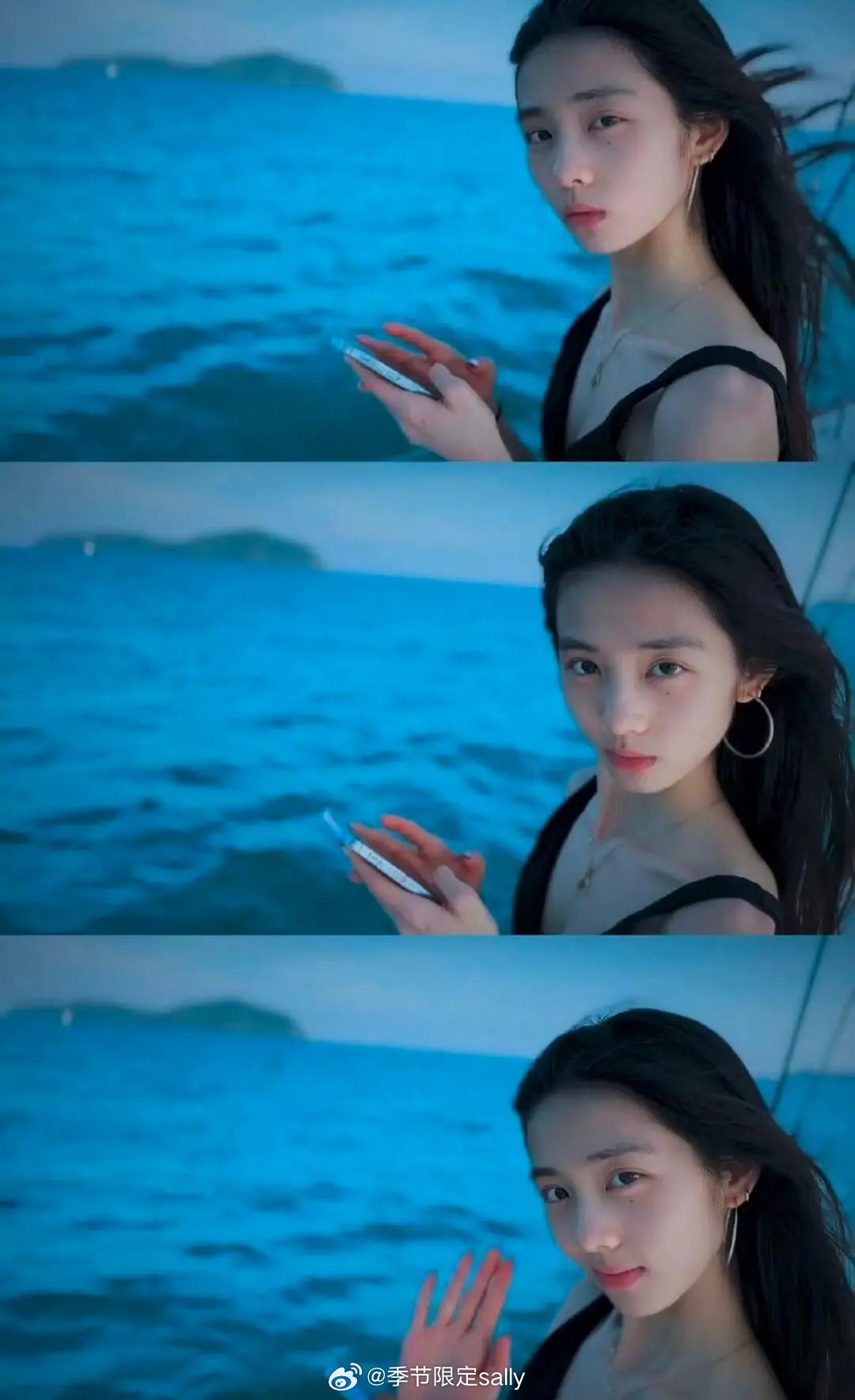 外貌气质确实是童星里独一份的黄多多海边比基尼