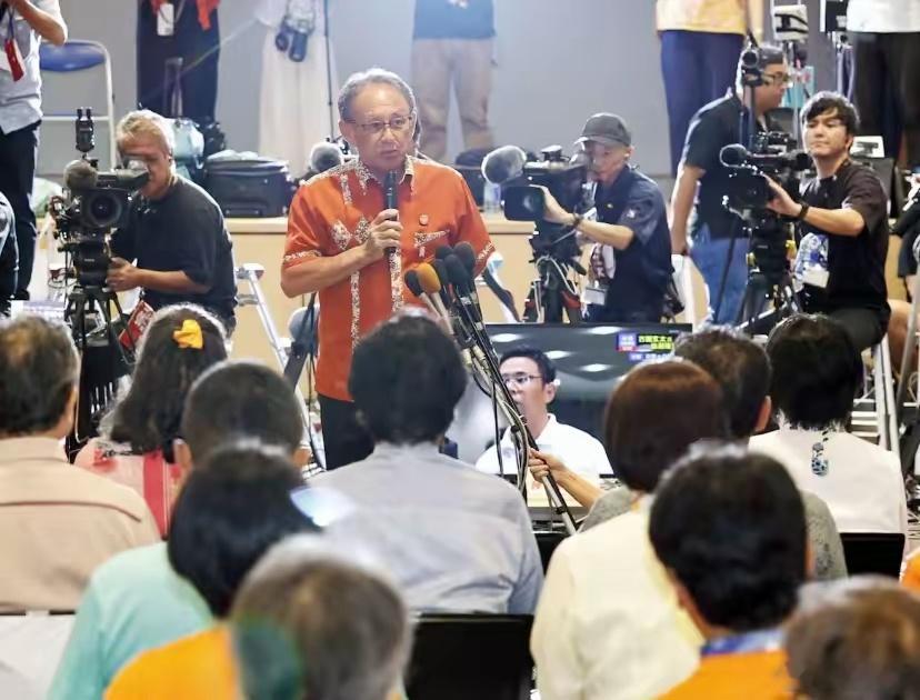 高市早苗回应冲绳县知事选举结果这样一来，日本政府推进美军基地搬迁、强化西南诸岛军