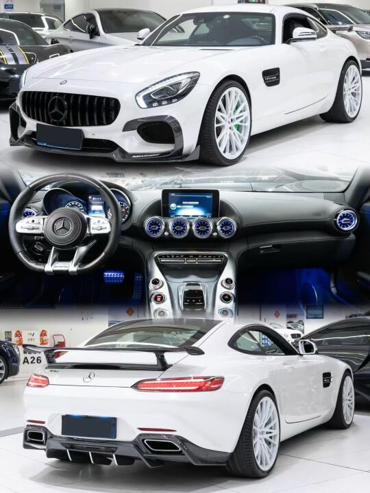 白车白铃的AMG GT也太JDM了吧
