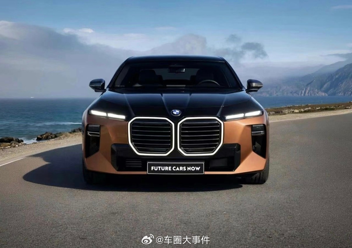 改款宝马7系将亮相北京车展 中期改款7系（G70 LCI）最新渲染图曝光，将于4