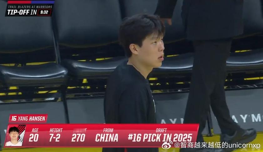 需要时间适应杨瀚森NBA[超话]中国男篮[超话] 杨瀚森季前赛首秀 ​​​