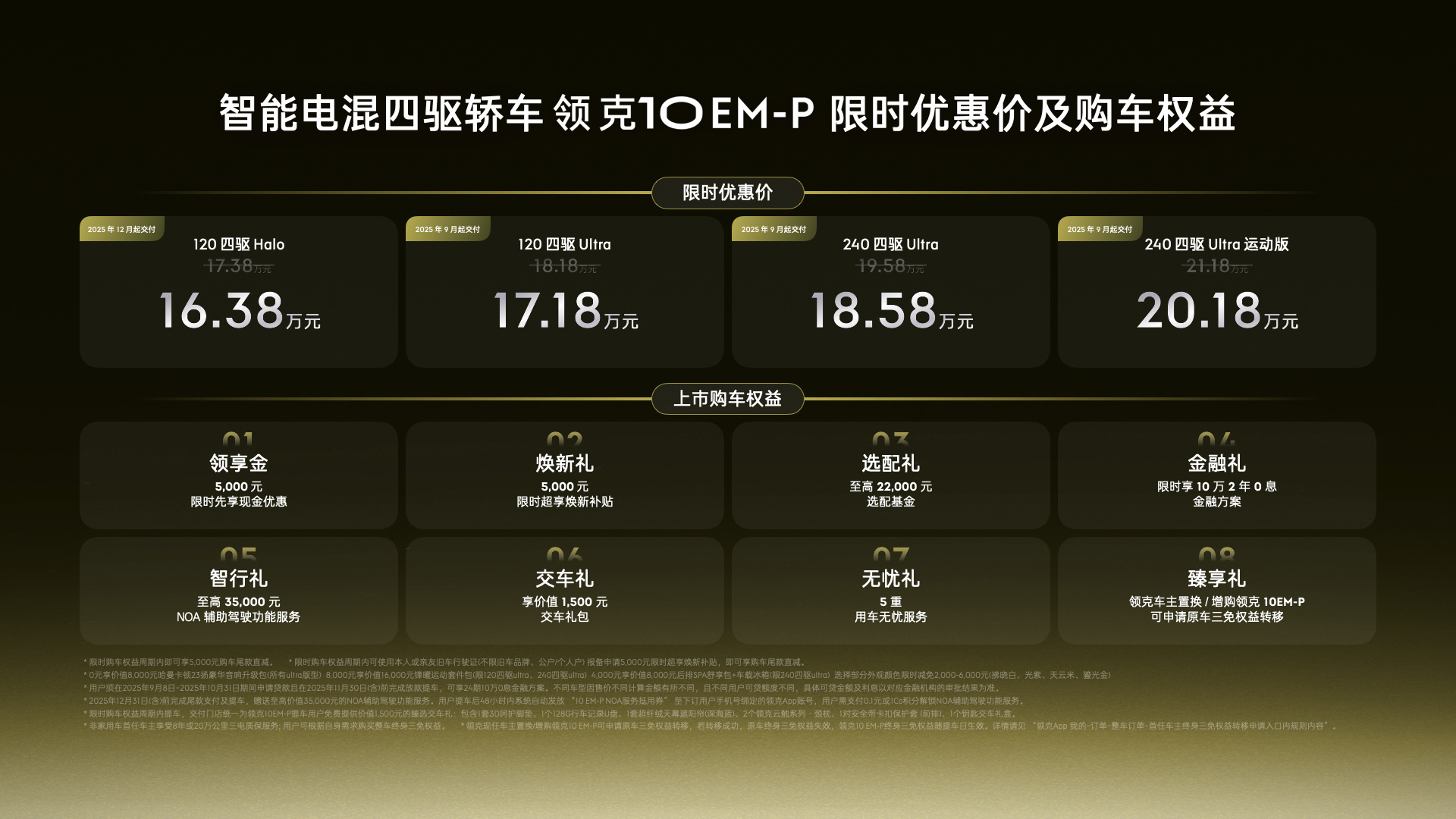 领克10EMP两驱能耗解锁四驱体验16万起就能买到四驱+激光雷达+哈曼卡顿音响+