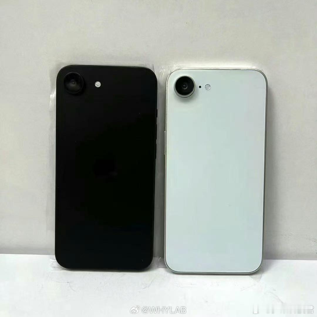 iPhone SE 4 或iPhone 16E 机模曝光，正面是刘海直屏，这颜值